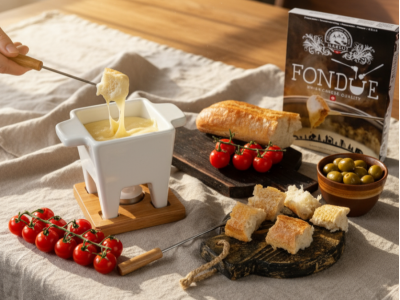 Фондю с сыром с голубой плесенью: уютный вечер дома