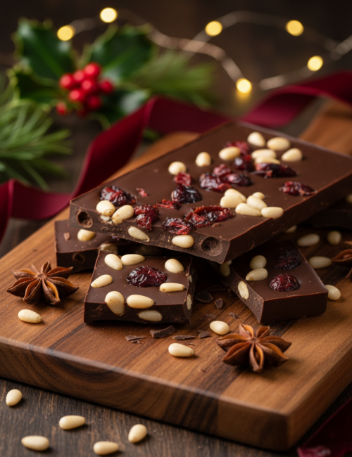 Шоколад темный Кедр-Вишня "Гуси и шпинат" 65г