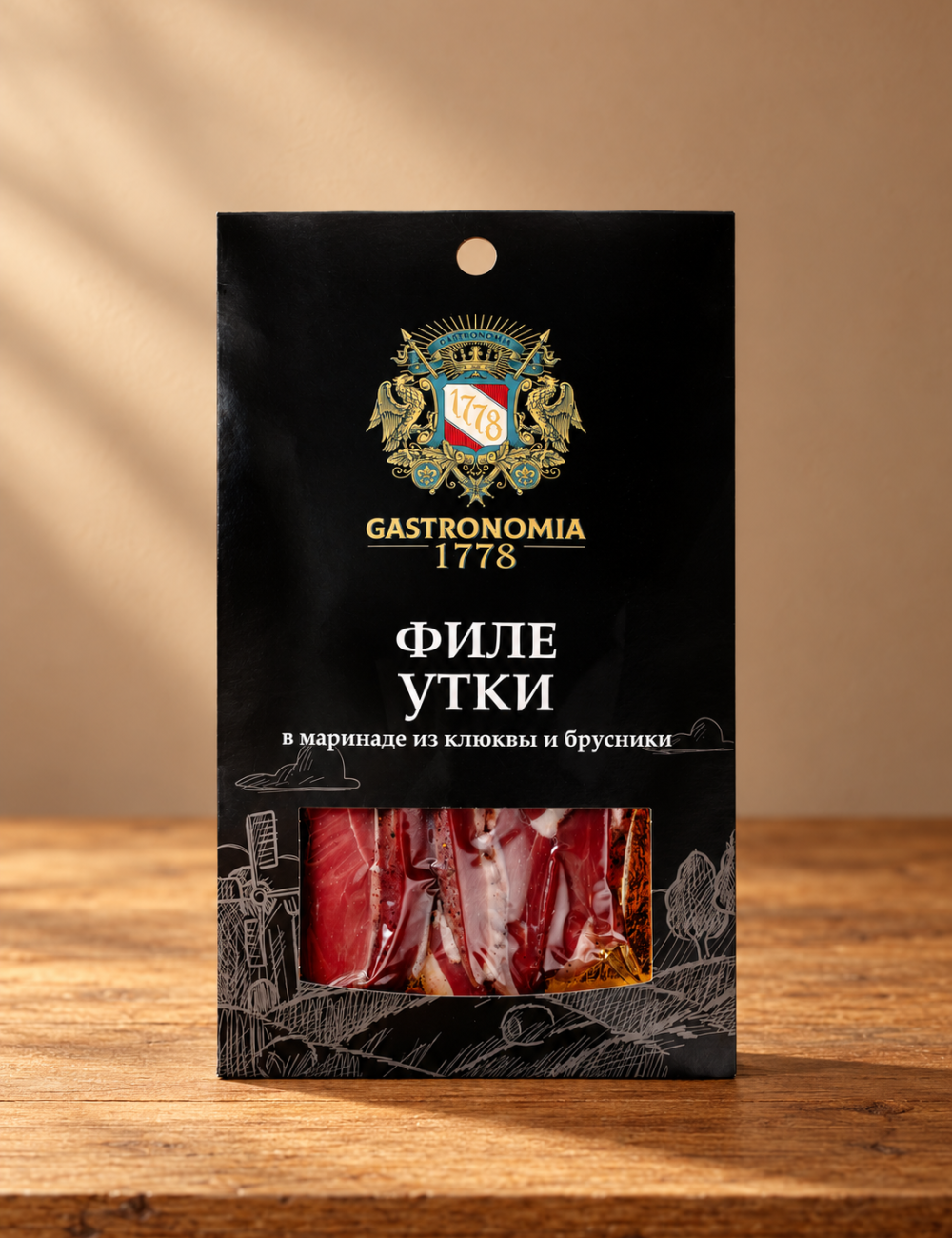 Филе утки в маринаде из клюквы и брусники Gastronomia 1778, 100 г