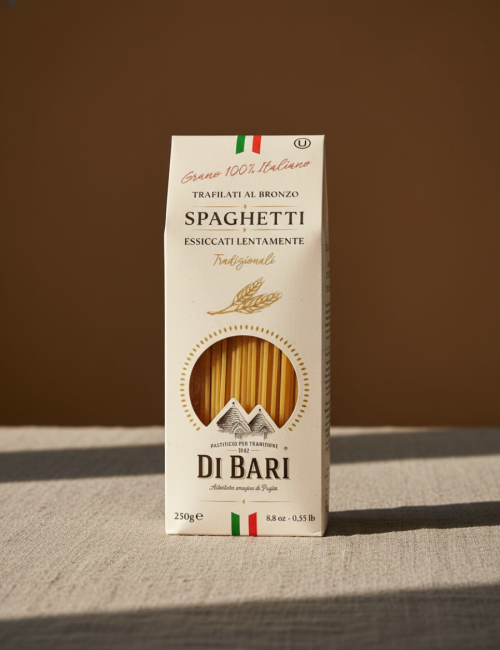 Макаронные изделия СПАГЕТТИ традиционные DI BARI Апулия 250 гр.