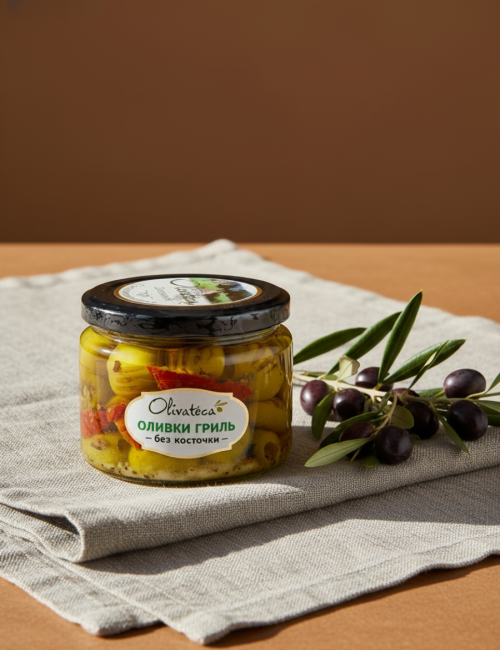 Оливки гриль б/к 160гр. Sosero|Olivateka