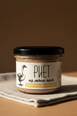 Риет из мяса гуся с марочным хересом 100 гр. "Деликатесофф"
