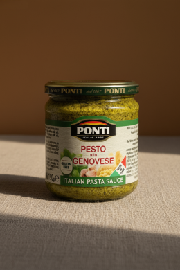Соус Песто Alla Genovese на основе подсолнечного масла "Понти" ст./б. 135г.