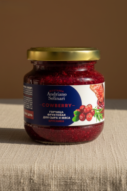 Фруктовая горчица Брусника “Andriano Solinari”