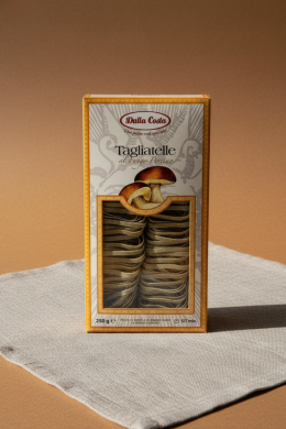 Макаронные изделия без яиц Тальятелле с белыми грибами "Dalla Costa" 250г