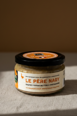 Паштет-террин из утки с фисташками "Le Pere Nagy", 180 гр.