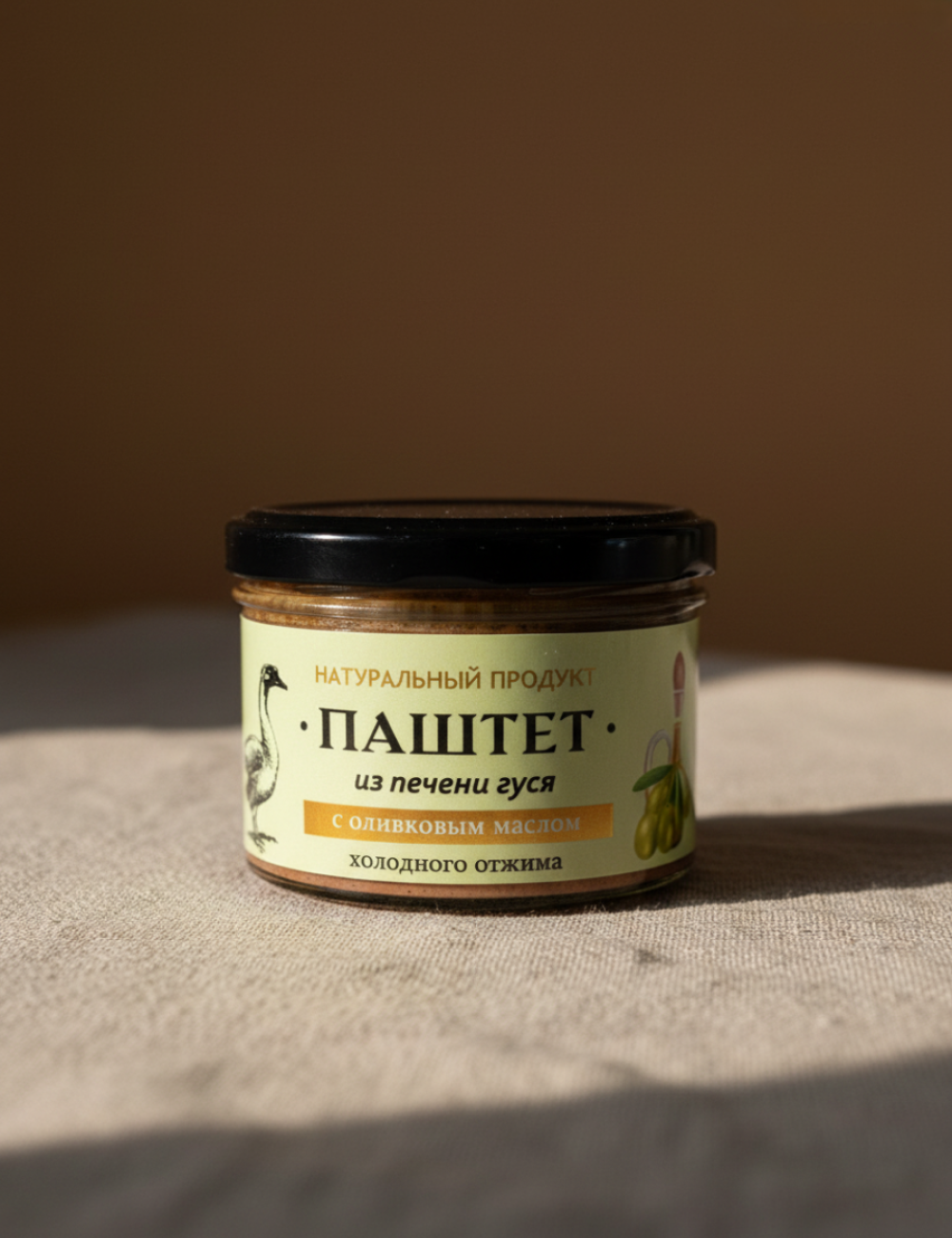 Паштет из печени гуся с оливковым маслом 150 гр. "Деликатесофф"