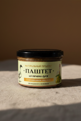 Паштет из печени гуся с оливковым маслом 150 гр. "Деликатесофф"