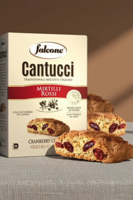 Печенье Кантуччи с клюквой "Falcone" 180 г