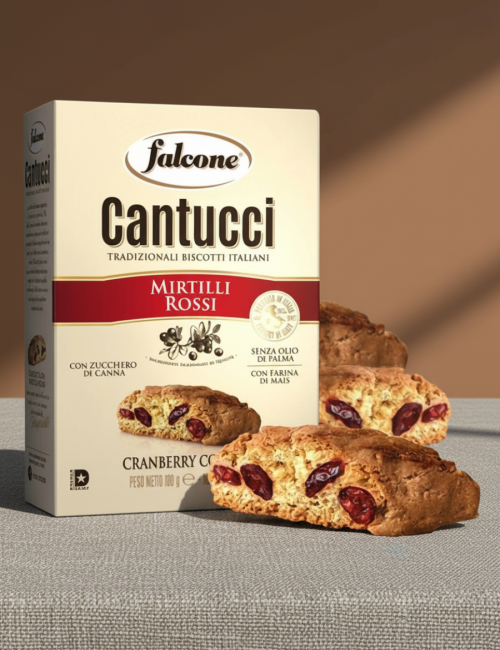 Печенье Кантуччи с клюквой "Falcone" 180 г