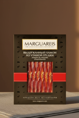Выдержанный хамон из утиной грудки "Marguaries" 60г