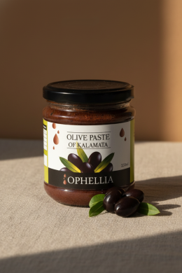 Паста из оливок Каламата Ophellia 212мл, стекло