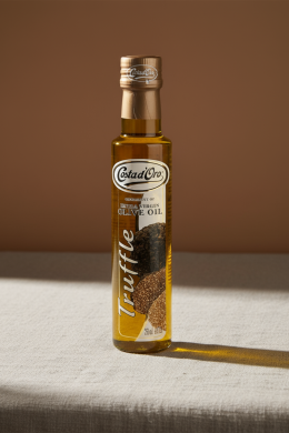 Масло оливковое нераф. Extra vergin "Costa dOro" с ароматом черного трюфеля ст/б 250мл