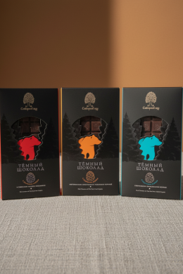 Шоколад с кедровым орехом 100 гр. в ассортименте
