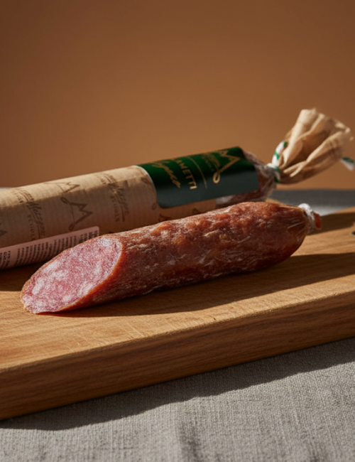 Колбаса сыровяленая полусухая "Саламетти Лугано" 95г