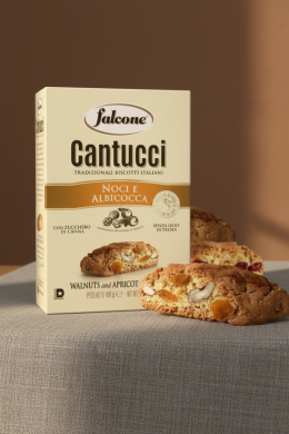 Печенье Кантуччи с грецким орехом и абрикосом "Falcone" 180 г