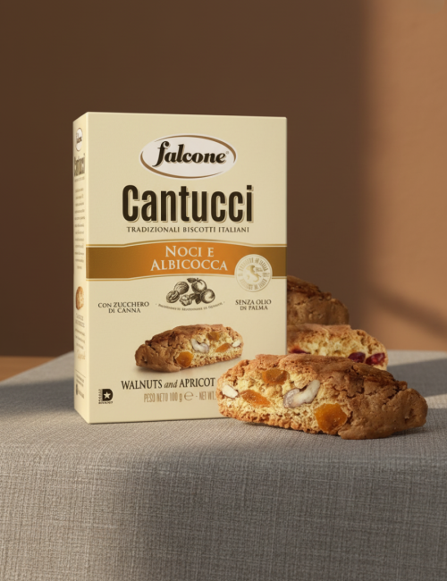 Печенье Кантуччи с грецким орехом и абрикосом "Falcone" 180 г