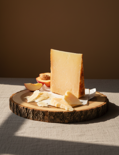 Сыр Чеддер из козьего молока выдержанный Крым, 50%