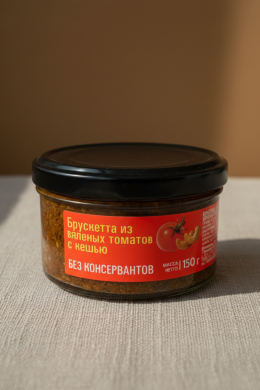 Брускетта из вяленых томатов с кешью 150г, OLIVATECA, Греция