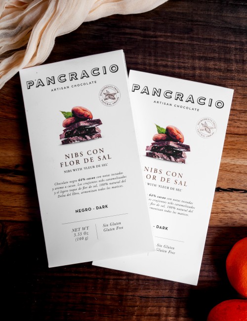 Темный шоколад с какао и соляным цветком от ‘Дельта дель Эбро’  100 гр.