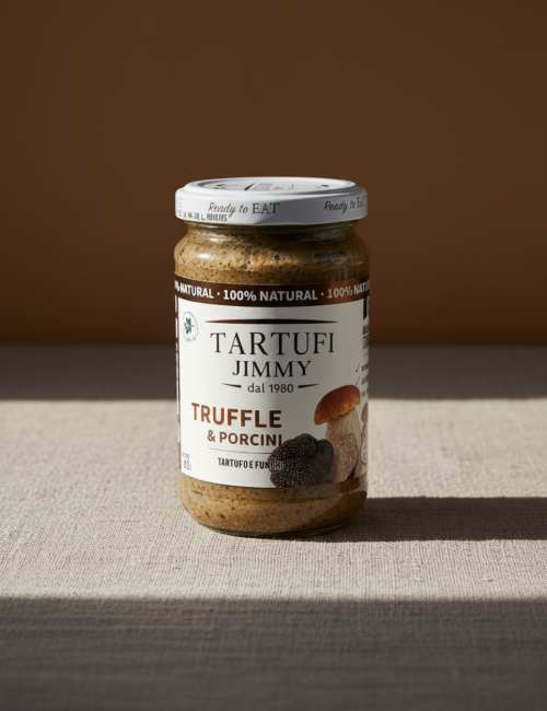Соус грибной трюфельный с белыми грибами ст./б. "Tartufi Jimmy" 180г