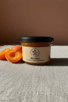 Конфитюр "Сырный сомелье" Абрикосы с вином Гевюрцтраминер 100г