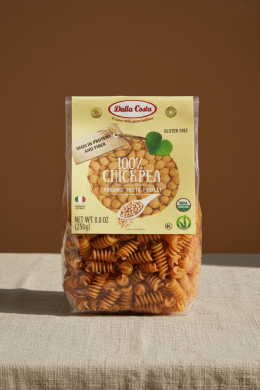 Паста из нутовой муки Фузилли БИО, Dalla Costa (250 г) без глютена