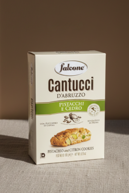 Печенье Кантуччи с фисташками и цедрой лимона "Falcone" 180 г