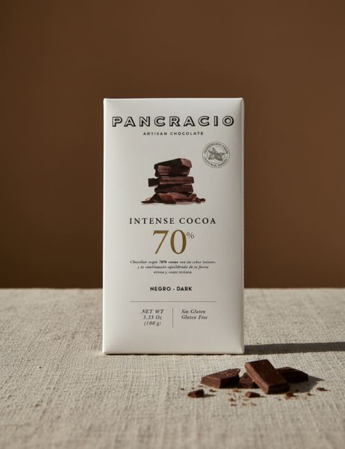 Темный шоколад 70% (INTENSE COCOA 70%), 100г