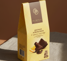 Апельсин в темном шоколаде 95г
