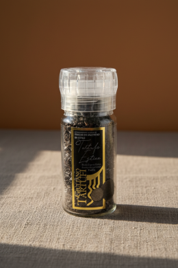 Приправа Giuliano Tartufi с хлопьями черной соли и летнего черного трюфеля 50 г