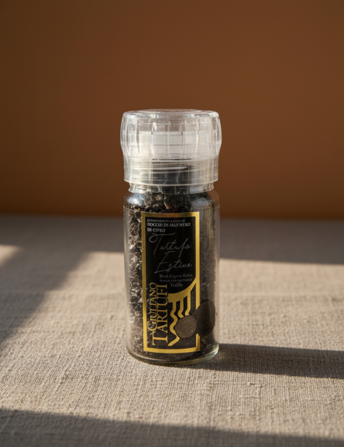 Приправа Giuliano Tartufi с хлопьями черной соли и летнего черного трюфеля 50 г
