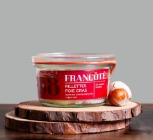 Риет с фуа-гра FRANCOTE утиные деликатесы 120г c/б