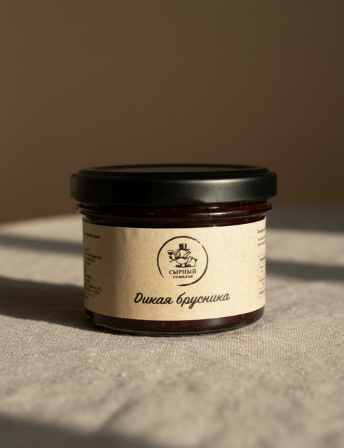 Конфитюр "Сырный сомелье" Дикая брусника 100г