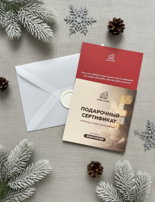 Подарочный сертификат 3 000р