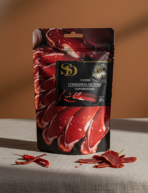 Снэки из говядины острые Сытный Дом