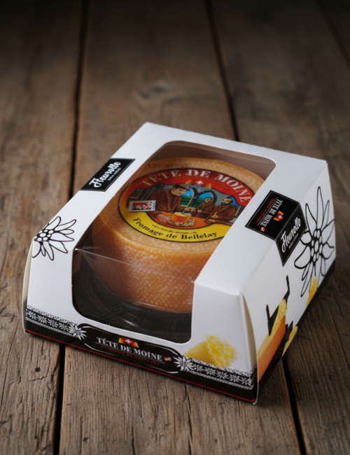 Сыр Тет де Муан подарочный набор 51% "Margot Fromages S.A" 400г