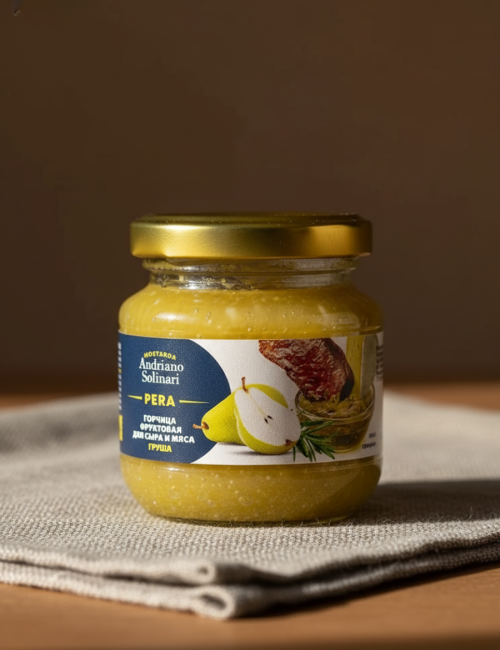 Фруктовая горчица Груша “Andriano Solinari”