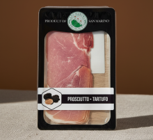 Окорок с/в Прошутто Крудо с черным трюфелем "San Marino Prosciutti" нарезка 70гр