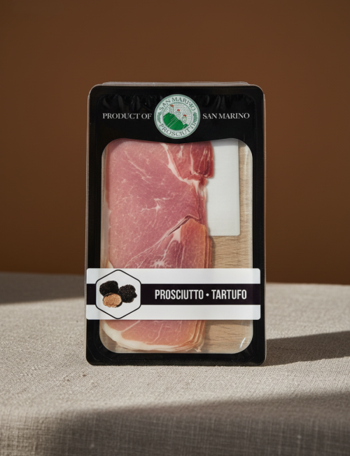 Окорок с/в Прошутто Крудо с черным трюфелем "San Marino Prosciutti" нарезка 70гр