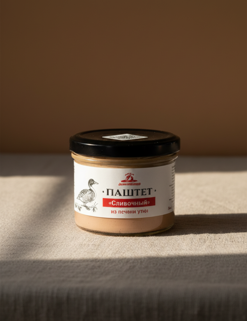 Паштет "Сливочный" из печени утки 100 гр. "Деликатесофф"