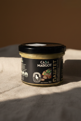 Паштет из говяжьей печени с трюфелем, 90г. ТМ CASA MARGOT