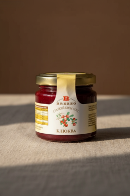 Сладкий крем-соус из клюквы 40г т.м. BREZZO Италия