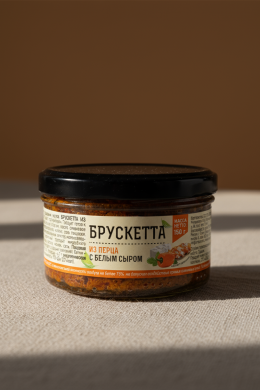 Брускетта из перца с белым сыром с/б 150г SOSERO/OLIVATECA