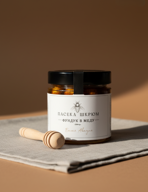 Фундук в меду Белая Акация 200 гр.