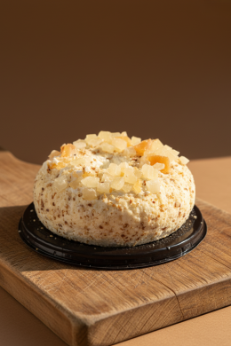 Сыр Руэль в фруктово-ореховой обсыпке, из коровьего молока, 50%, 170гр