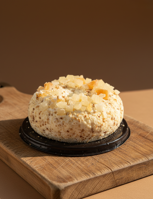 Сыр Руэль в фруктово-ореховой обсыпке, из коровьего молока, 50%, 170гр