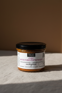 Соус горчичный медово-фруктовый "Инжирный" Philosophia de Natura 100г