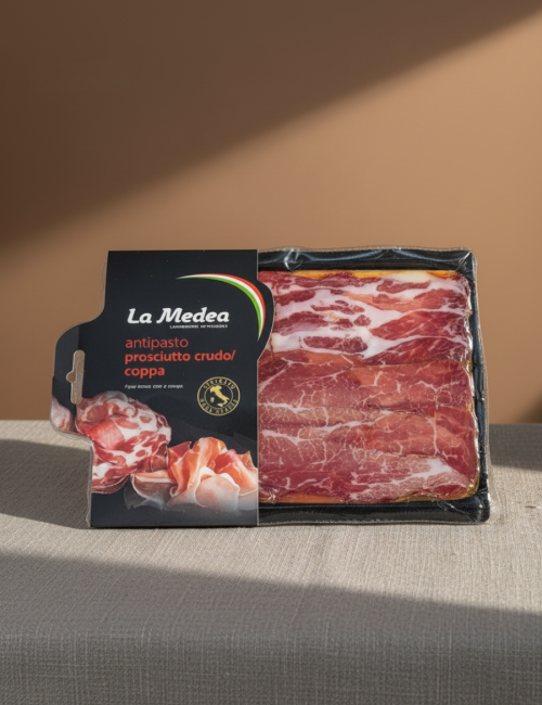 Сет Итальянский (ассорти ветчина/шейка с/в) La Medea нарезка 100г