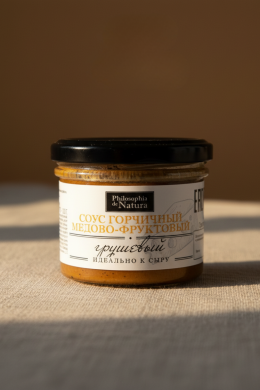 Соус горчичный медово-фруктовый "Грушевый"  Philosophia de Natura 100г